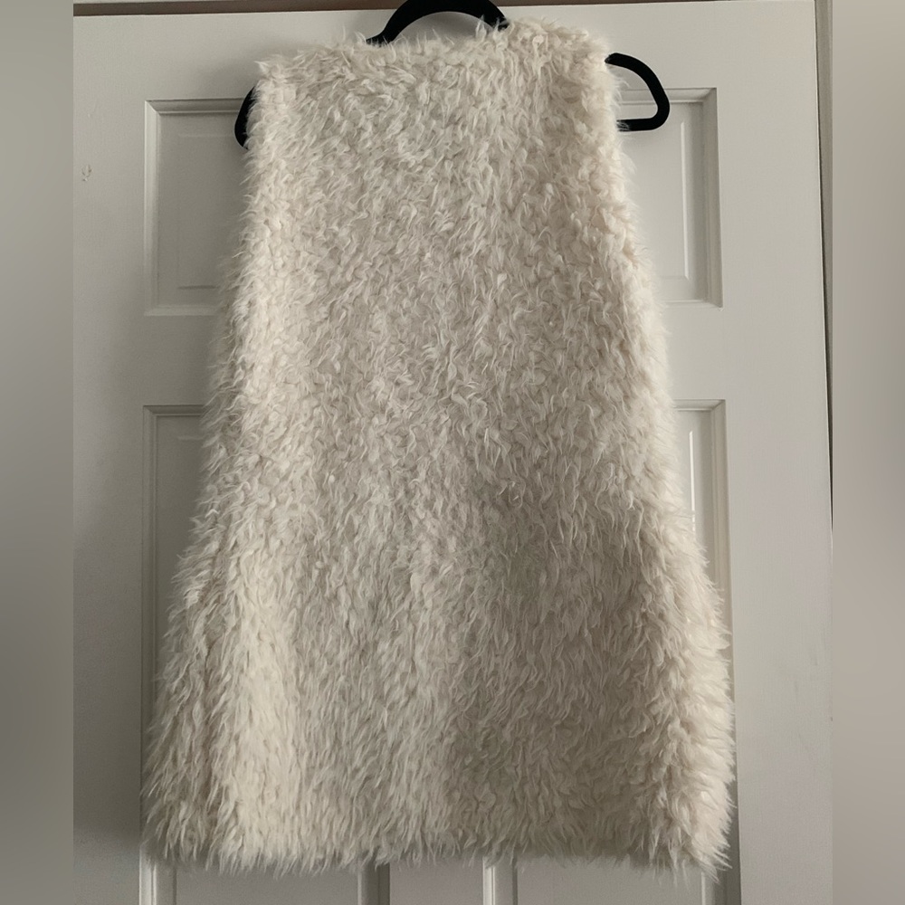 Off-White faux fur vest